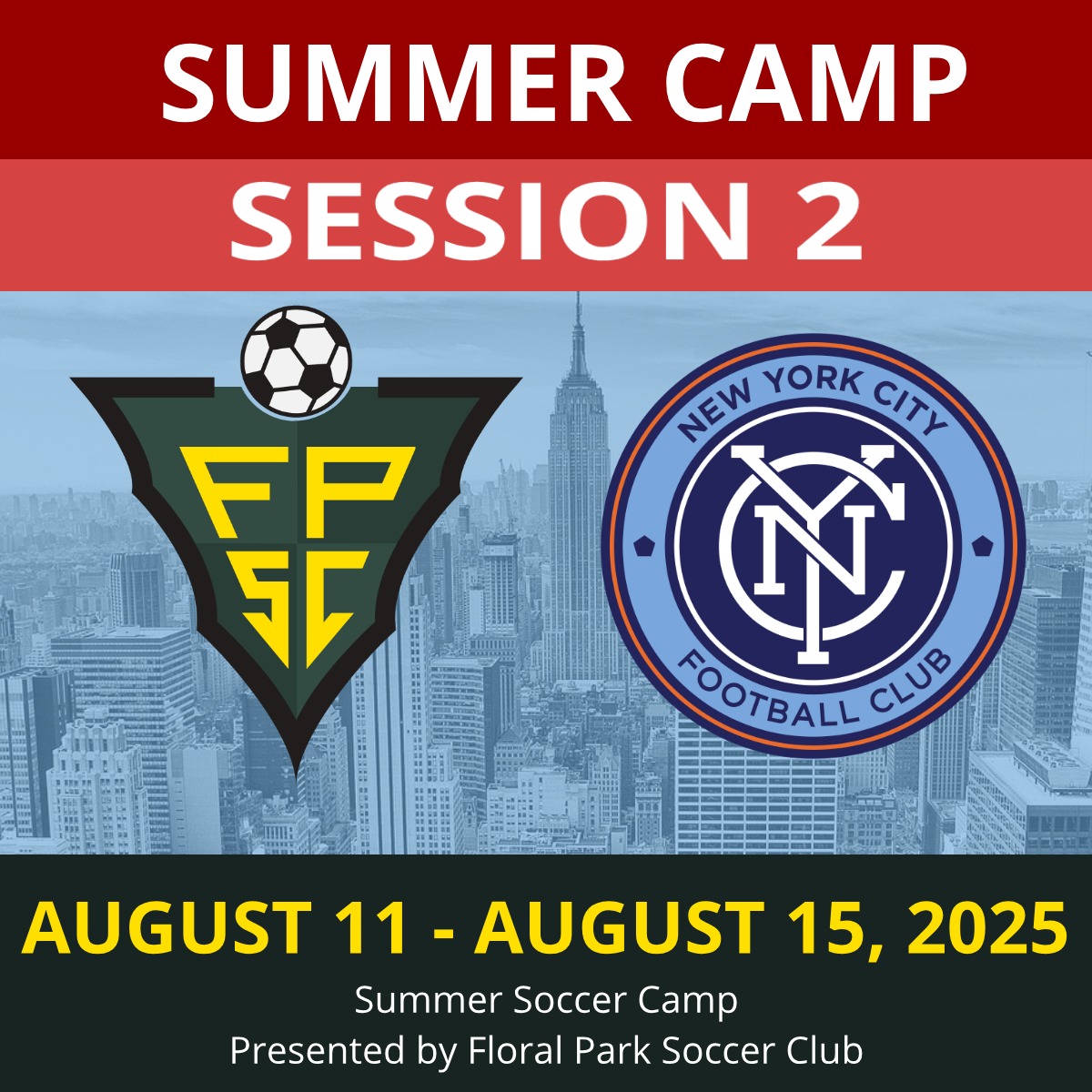 NYCFC Summer Camps August